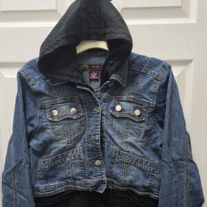 U-51 Youth Hood Denim Jacket 1X